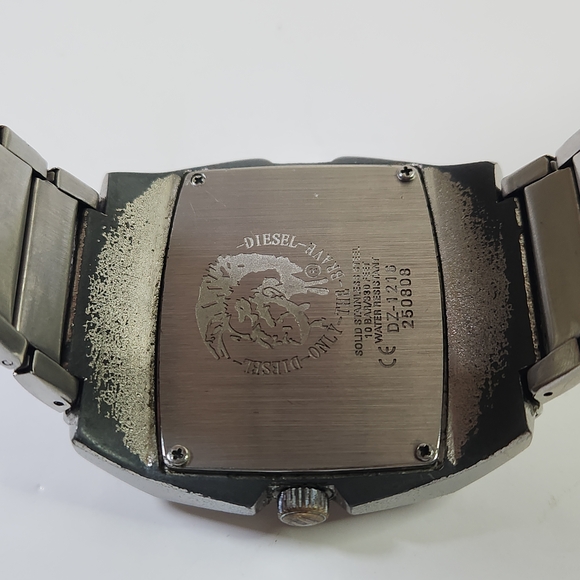 Diesel Watch Silver DZ-1218 Watch with White Face - Picture 10 of 16